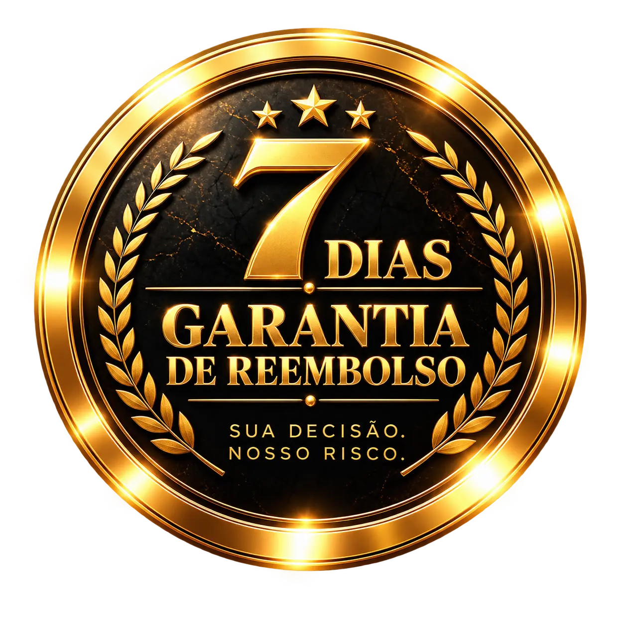 Garantia de Reembolso de 7 Dias — Sua Decisão. Nosso Risco.